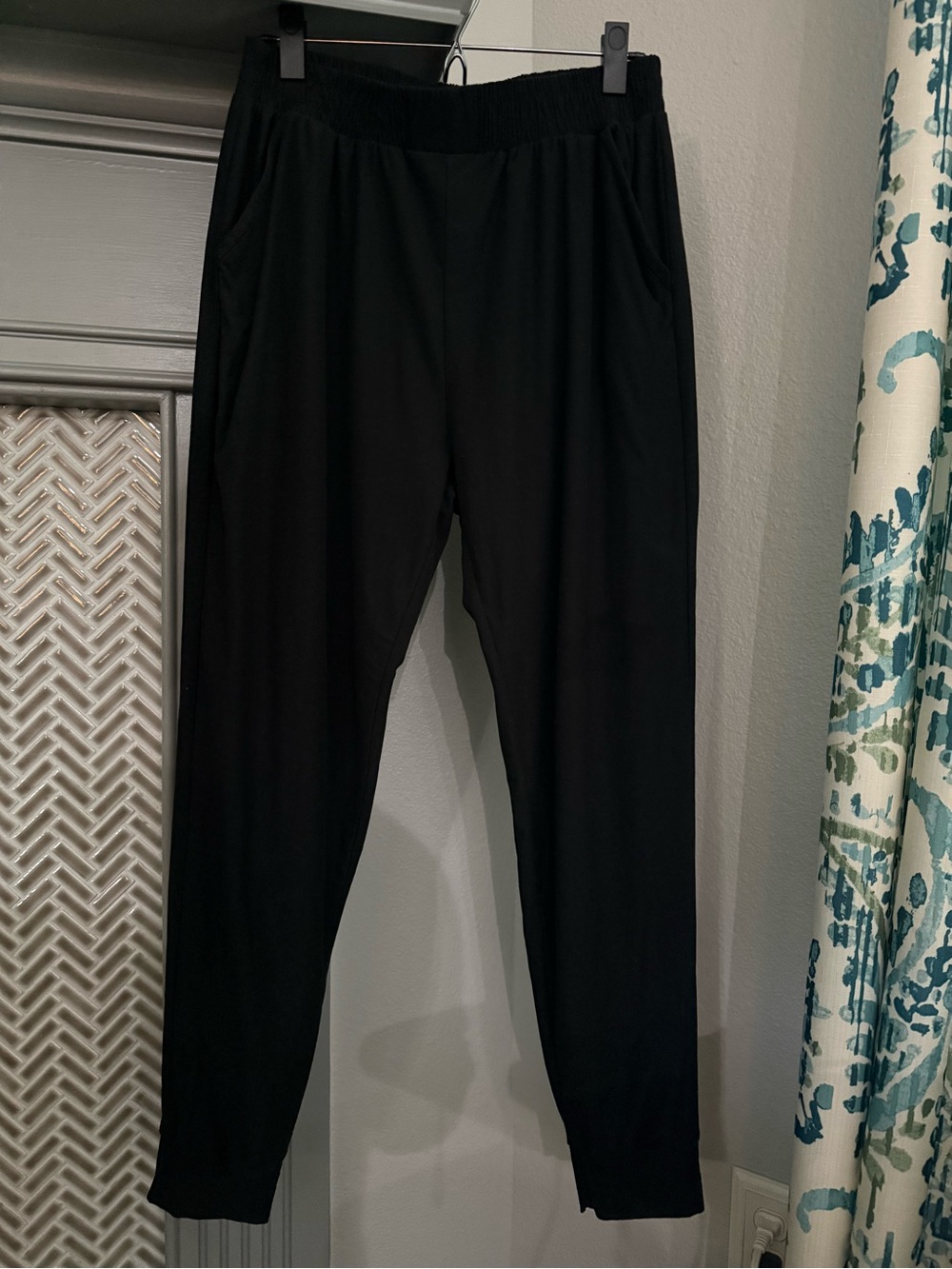 Leggings Depot Black Track Jogger Pants